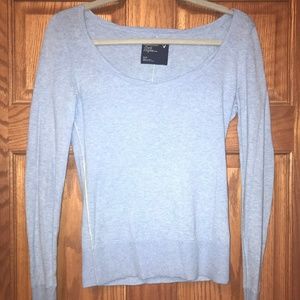 American Eagle baby blue sweater